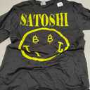 Satoshi Yellow Smile Face T-Shirt Size S