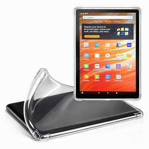 JvKzaen Clear Case for (13th Gen,2023) Amazon Fire HD 10 Tablet Only,Thin Slim Lightweight Scratch Proof Silicone Rubber TPU Back Cover,Only Compatible with 2023 Amazon Fire HD 10 13th Gen