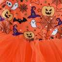 Tutu.kk Toddler Ballet Leotard Ruffle Sleeve Sequin Tulle Tutu Dress Ballerina Outfits for Girls Birthday Holiday (6-7 Years, Orange)