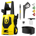 AgiiMan Electirc Pressure Washer, 4000PSI Electric Power Washer with 20FT Hose, Foam Cannon and 4 Nozzles for Car Washing, Windows, Driveway,