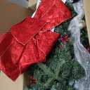 Christmas Wreath - 48inch Large Prelit Outdoor Christmas Wreath with Lights 200led, Bow, Pine Cones, Ornaments Balls - 512 PVC Branch Tips Artificial Xmas Wreath for Garages Walls Mantel (Frosted Christmas Green)