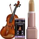 JAOJAO Violin Peg Compound, Peg Compound Violin Smooth and Delicate Effectively Fill Gaps Increase Friction Not Easy to Run Tune Small and Portable Extend The Life of The Tuning Pin, 26g