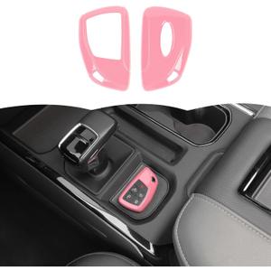 RT-TCZ Key Fob Case Cover Key Bag Holder Protection Shell Accessories for Chevy Silverado 2020-2024,Key Fob Cover for Chevrolet Chevy Suburban/Tahoe 2020 2021 2022 2023 2024 (Pink)