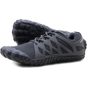Oranginer Men's Barefoot Shoes - Big Toe Box - Minimalist Cross Training Shoes for Men (11, 3-gray)