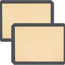 Silicon Baking Mats, 16.5"x11.6" 2-Pack Reusable Silicon Baking Mat Sheet, Baking Sheets Non-Stick, Food Safe Baking Mats Can Be Used For Baking Cookies, Bread, Pizzas