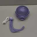 Momcozy 8000mAh Portable Stroller Fan, 27H Ultra-long Battery Life Detachable 4 Speed 360Rotate LED Night Light with 2 Modes, USB Rechargeable Handheld Cooling Fan for Travel/Car Seat/Bedroom (Blue)