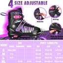 Adjustable Inline Skates for Girls and Boys with Full Light Up Wheels, Fun Illuminating Beginner Roller Skates Blades for Kids Youth Adult Women and Men, Outdoor and Indoor, Size: X-Large - Adult (9-12 Women/8-11 Men)