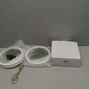 Der Rose 2 Pack Fake Plants Hanging Artificial Succulents Plants in White Pots for Living Room Bathroom Accessories Boho Wall Decor