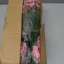 22 Pack Artificial Flowers Outdoor Fake Plants, Faux Flowers UV Resistant with Plastic Plants, Faux Silk Flowers for Outdoors Outside Front Porch Hanging Planter Window Box Garden Decoration(Pink)
