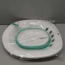 RUGUO Sitz Bath for Toilet Seat - Yoni Steam Seat - Sitz Bath for Hemorrhoids and Postpartum Care - Portable Bidet BPA Free - Foldable Basin for Epsom Salt Soak - Green