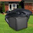 Saking Fire Pit Cover, 28 inch Firepit Covers Square Gas Fireplace Fire Pit Table Cover for Propane Fire Pit- 28 X 28 inch