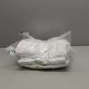 NICETOWN 100% Blackout Window Curtain Panels, Cold and Full Light Blocking Drapes with Black Liner for Nursery, 84 inches Drop Thermal Insulated Draperies (White, 2 Pieces, 52 Wide Each Panel)