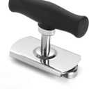 Jar Opener, Cap Crack Opener - Jar Opener for Weak Hands, Adjustable Multifunctional Jar Lid Opener - Easy to Grip and Open for Stuck Jars, Bottles & Lids (Black)