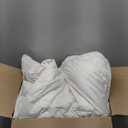 Cosybay Oversized King Size Feather Down Fiber Comforter - Ultra Soft 100% Cotton Duvet Insert, All Season Hotel Luxury Bedding with Corner Tabs, 116"x98" White