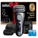 Braun Series 9 PRO+ Electric Shaver, Pro SensoAdapt, 6in1 SmartCare Center, 9697CC, Silver