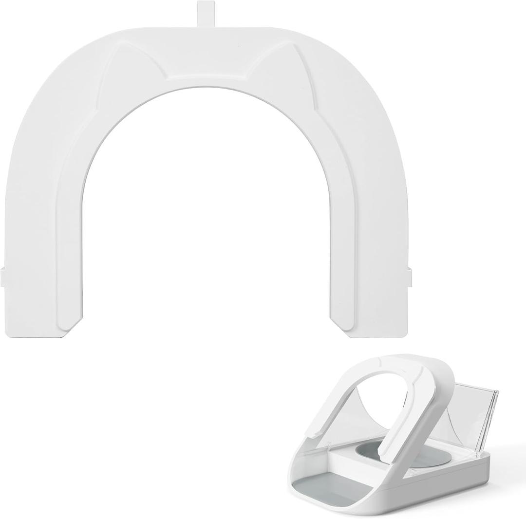 Front Cover for Automatic Microchip Cat Pet Feeder - Prevents Persistent Pet from Getting Food from The Front of The Feeder (1 Pack)