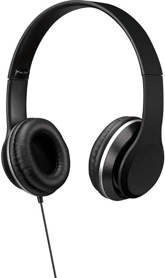 GPX IAH57B Wired Headphones Padded 3-d Accs Swivel Earcups/adjustable Headband