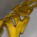 Cardboard Numbers for Charcuterie,Small Fillable Cardboard Letter Shaped Fillable Mache Chocolate Covered Strawberry Decorative Cutouts Candy Tray Food Container for Graduation Party Supplies (Gold)