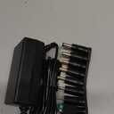 12V 3A 2A AC Adapter Charger with 8 Tips, ac/dc Adapter 100-240v, 50/60hz 12 Volts 3000mA DC in 12V Power Supply Cord for Sceptre Monitor Series, Seagate WD, LED Strip Light, CCTV Camera,Router Cable