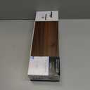Mainstays Walnut 16.5" Wood Floating Shelves, Set of 2, Walnut