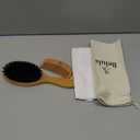 100% Boar Bristle Hair Brush for Women Set by Belula (L Size). Soft Natural Bristles for Thin and Fine Hair. Wooden Comb, Travel Bag and Spa Headband Included!