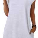Sampeel Summer Dresses for Women 2026 Spring Beach Vacation Outfits Casual Short Sleeve Sundresses Fashion Clothing Cruise, XXL