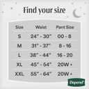 Depend Night Defense Adult Diapers, Incontinence & Postpartum Bladder Leak Underwear for Women, Disposable, Overnight, Medium, Blush, 15 Count