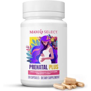 Prenatal Vitamins for Women – MTHFR Methylated Folate, Vegan, No Biotin, BBD: 07/2028