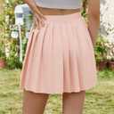 DRESSTELLS Women's Pleated Mini Skirts 2025 for Summer Casual Skater Skirt Outfit (Medium)