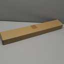 Decopolitan 5/8" Cap Curtain Rod Set, 28 to 48 Inches, Black