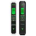 VIVOSUN Digital pH and TDS Meter Kits, 0.01pH High Accuracy Pen Type pH Meter  2% Readout Accuracy 3-in-1 TDS EC Temperature Meter for Hydroponics, Pool and Aquarium, Black White, UL Certified