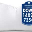 MIULEE 14x20 Synthetic Down Alternative Pillow Insert Decorative Throw Pillow 14 x 20 Inch Body Bed Sleeping Ultra Soft Fluffy Form for Sofa Couch Bed