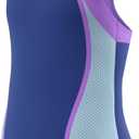 Speedo Girl's Swimsuit One Piece Closed Racerback, Size 12