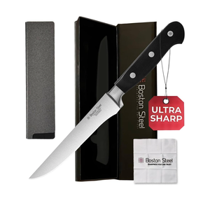 Santoku Knife 7 Inch – Ultra Sharp High Carbon Stainless Steel Kitchen Knife, Professional 7” Santoku Knife with Ergonomic Handle for Home & Restaurant, Culinary Cooking Knife