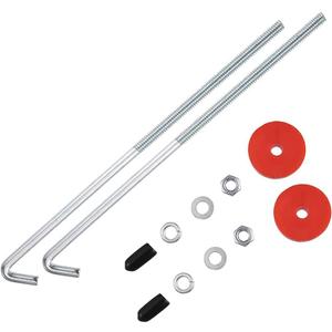 Car Battery Hold Down J Bolts,18-8(304) Stainless Steel Battery Hold Down Bracket J Hooks,Universal Battery Hold Down Kit for Firmly Support Car Battery (8 inch/2pcs)