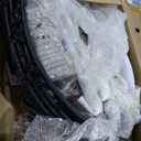 ZENPETIO Double Hanging Egg Chair with Stand, Rattan Wicker Swing with UV Resistant Cushion and Pillow, for Indoor Outdoor Bedroom Patio Hanging Basket Lovers Seat, Black