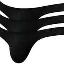 Pdbokew Men's Thongs Underwear Comfortable T-Back G-String XL