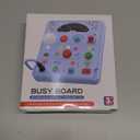 Busy Board Montessori Toys for Toddler 1 2 3 4 Year Old with 13 LED Lights, Sensory Toys Educational Learning for Toddlers 1-3, Activity Travel Toy Gifts for 1+ Year Old Boys and Girls