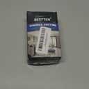 BESTTEN 1 Pack Dimmer Light Switch, Single Pole or 3-Way, Compatible with Dimmable LED, CFL, Incandescent and Halogen Bulb, LED Slide Dimmer Switch, Neutral Wire Not Required, 120VAC, UL Listed, White