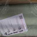 Outdoor Deep Seat Cushions Set of 2, 24x24 Inch, Sage Green