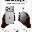 LISEN [Ultra-Fast 25W] 3-in-1 Charging Station for Apple, Qi2.2 25W Foldable Wireless MagSafe Charger Stand for iPhone 17/16/15/14/13 Pro Max, Apple Watch&AirPods, Travel Portable with 45W Adapter