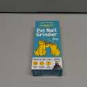 LuckyTail Pet Nail Grinder for Dogs and Cats - Super Quiet and Low Vibration Electric Dog Nail Grinder with 2 LED Lights - USB Rechargeable and Cordless - 2 Speeds - Small to Large Pets (White)