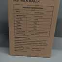 10 in 1 Nut Milk Maker Machine, 42oz IMD Screen Almond Milk Maker, Soy Milk Maker with Self-Cleaning, Delay Start, Keep Warm, Boil Water, Automatic Plant-Based Milk Blender for Soybean, Oat, Coconut