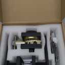 Keyed Entry Door Handle Lever for Right and Left Handed Doors with Full Set Lockset and Matching Screws for Bedroom and Bathroom Black Matte