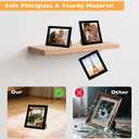 2 Packs 4x5 Picture Frame Black, Engineered Wood 4 x 5 Photo Frame, 4 by 5 Photo Poster Frame for Wall Hanging and Tabletop Set of 2, Black