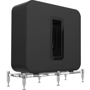 Sonos sub Stand, Stand Feet Pads,Stainless Steel Speaker Isolation Feet for Sonos Sub 4, Stand for sonos sub Gen1,Sonos Sub Gen 2,Sonos Sub Gen 3,Sonos Sub Gen 4 (Transparent)