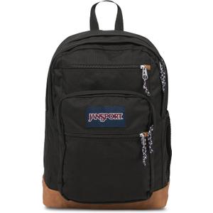 JanSport Cool Backpack, with 15-inch Laptop Sleeve - Large Computer Bag Rucksack with 2 Compartments, Ergonomic Straps, Black (One Size)