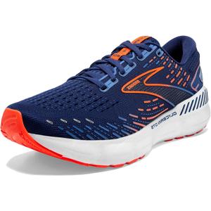Brooks Men's Glycerin GTS 20 Supportive Running Shoe (14, Blue Depths/Palace Blue/Orange)