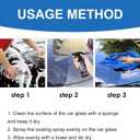 5PC Multi-Functional Coating Renewal Agent,3 in 1 Ceramic Coating for Cars, Spray Coating Agent Car Plastic Refurbish Long-Lasting Protection Quick Drying Formula for Cars Boats