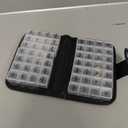 Easy Comforts 14 Day Pill Holder, Travel Case Medication Reminder Pill Box with Detachable Compartments, Tapestry